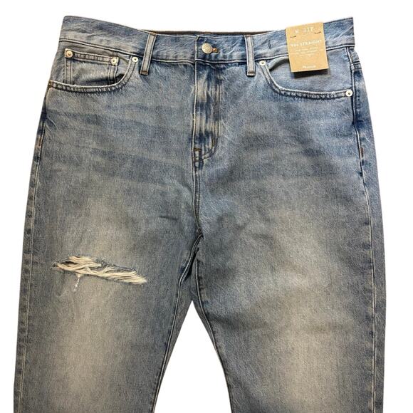 NWT Madewell The Petite '90s Straight Jean Revoir Wash Size 31P - Picture 5 of 10